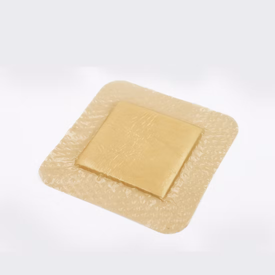 Supper Wundpflege, heilender, selbstklebender, extrem saugfähiger, hydrozellulärer Wundverband aus Silikongel-Schaum mit Rand am Kreuzbein und Dekubitus